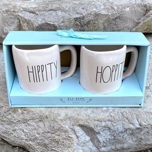 Rae Dunn Hippity Hoppity Easter Mug Set
